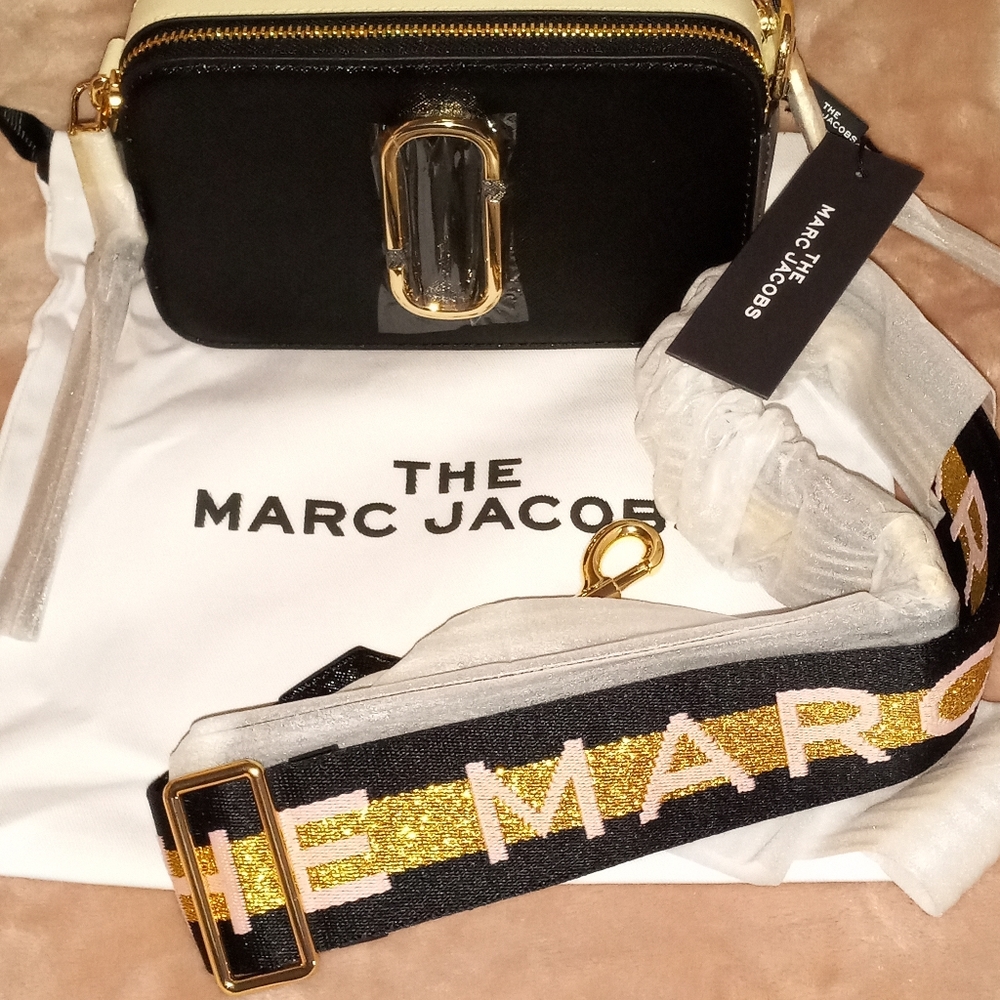 Marc Jacobs Snapshot Bag New Black Multi